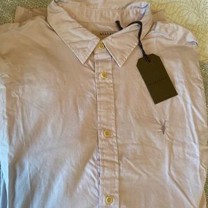 ALLSAINTS RIVIERA LS SHIRT EUC